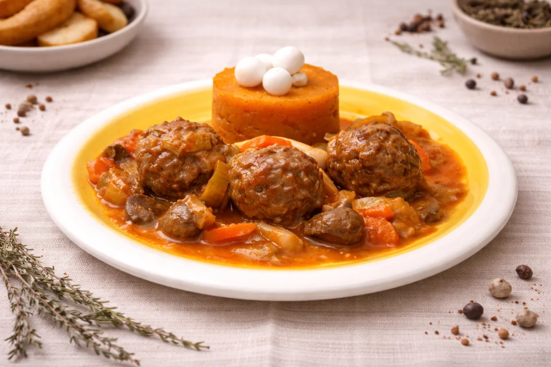 Albóndigas caseras en salsa