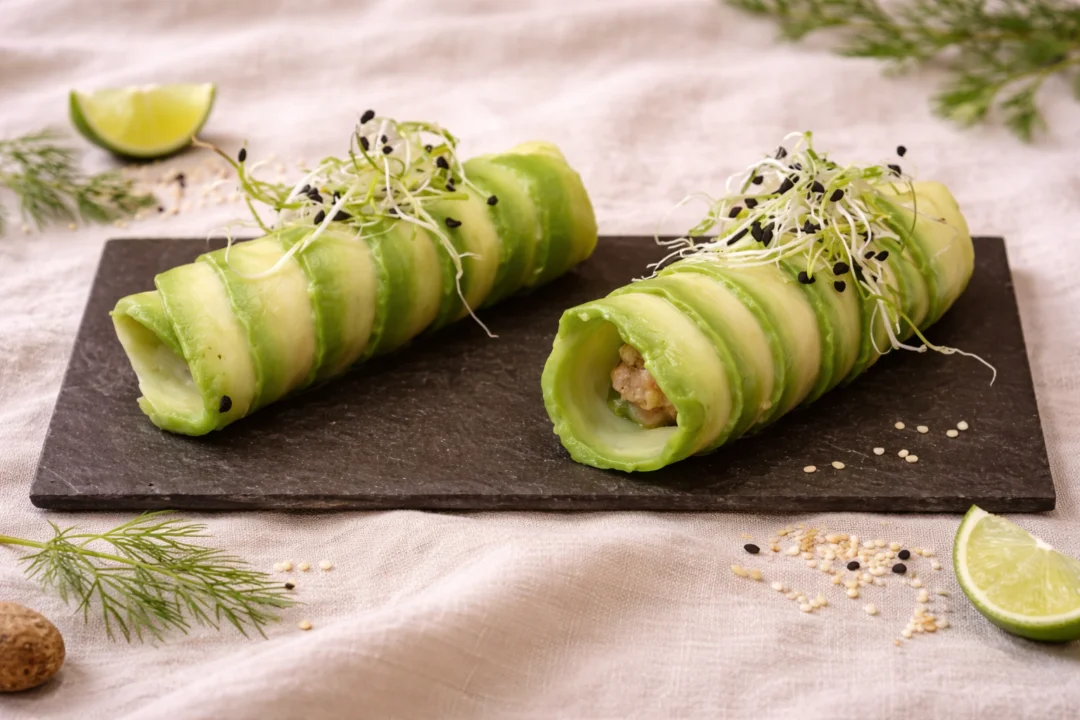 Canelones de aguacate