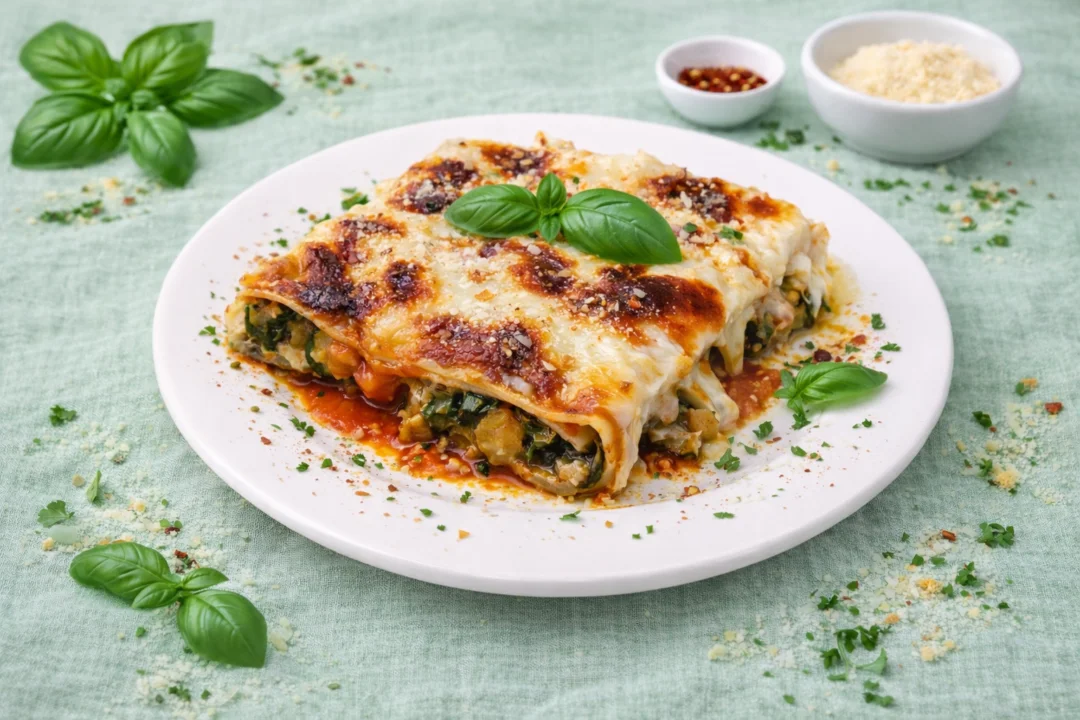 Canelones de verduras