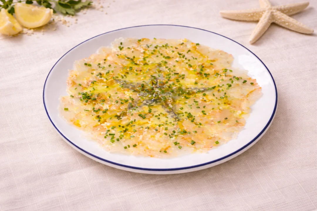 Carpaccio de gambas