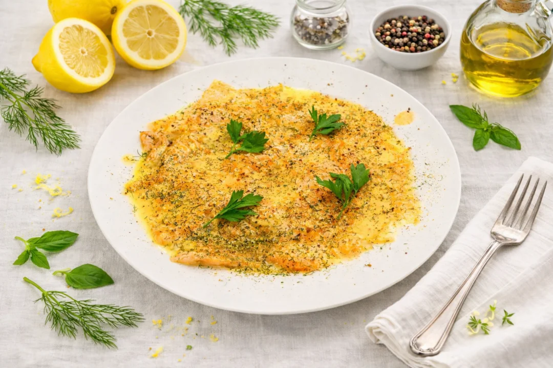 Carpaccio de salmón