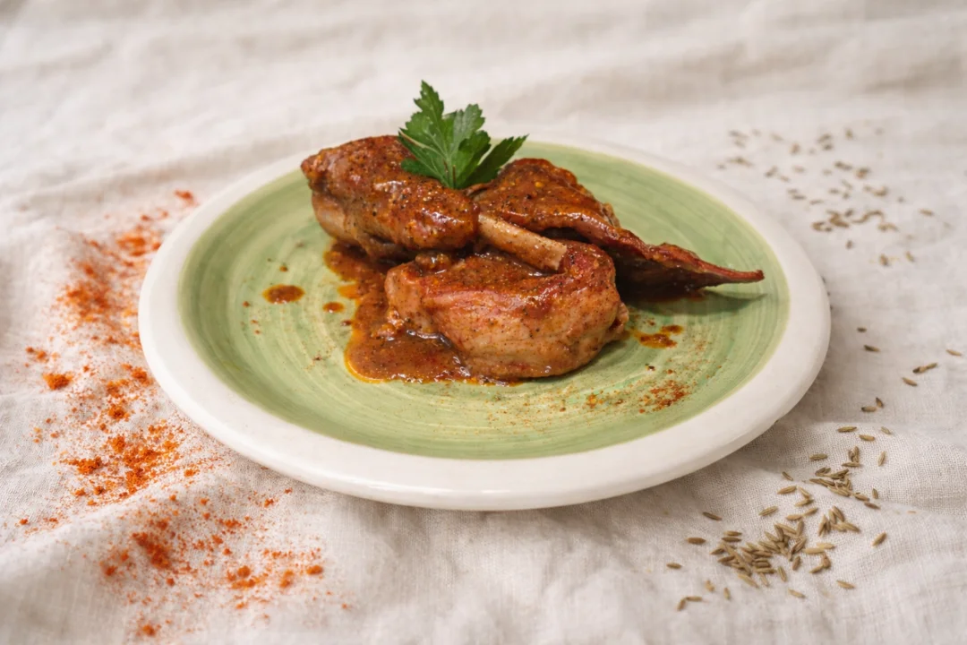 Conejo al ajillo almeriense