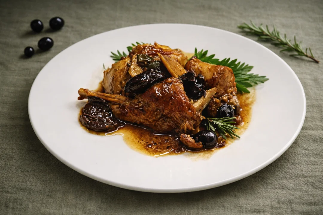 Conejo a la cazadora