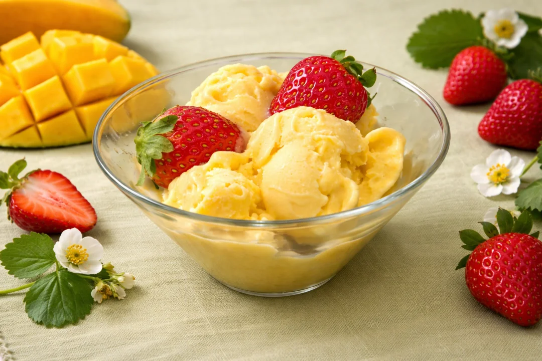 Helado de mango