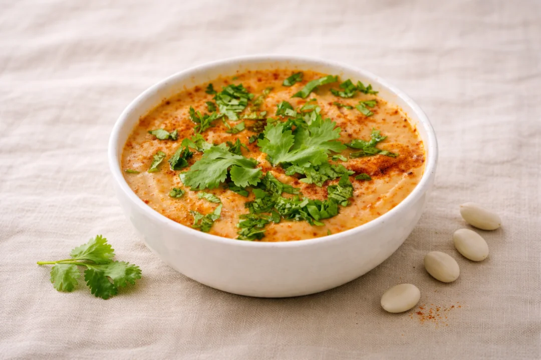Hummus de alubias y tomate seco