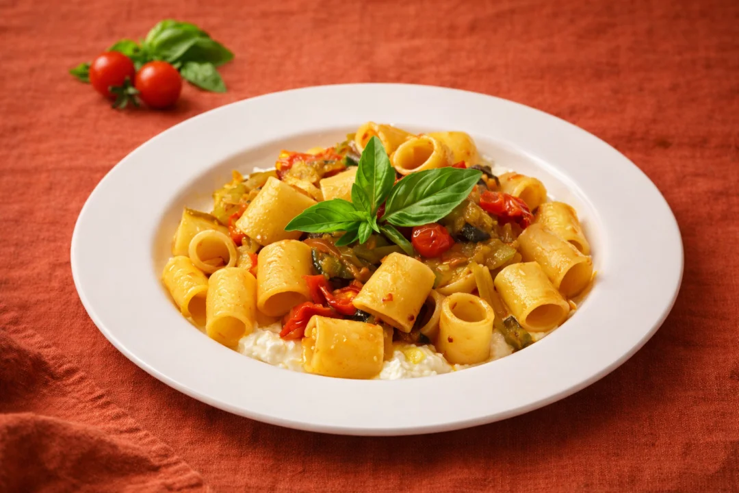 Macarrones vegetarianos