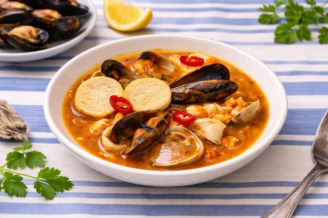 Merluza a la marinera