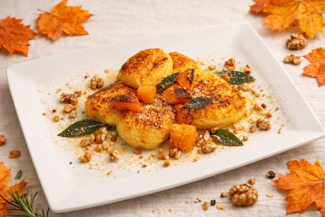 Ñoquis de calabaza a la romana