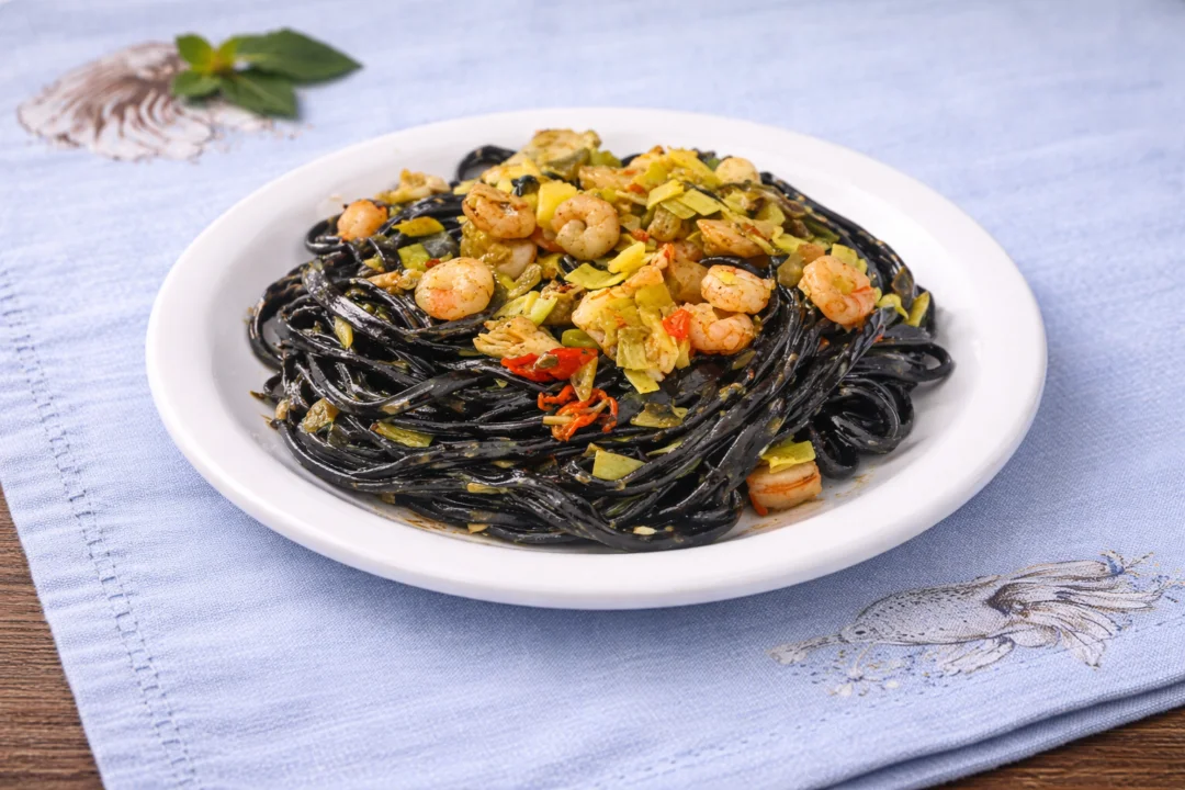 Tagliolini al nero di seppia