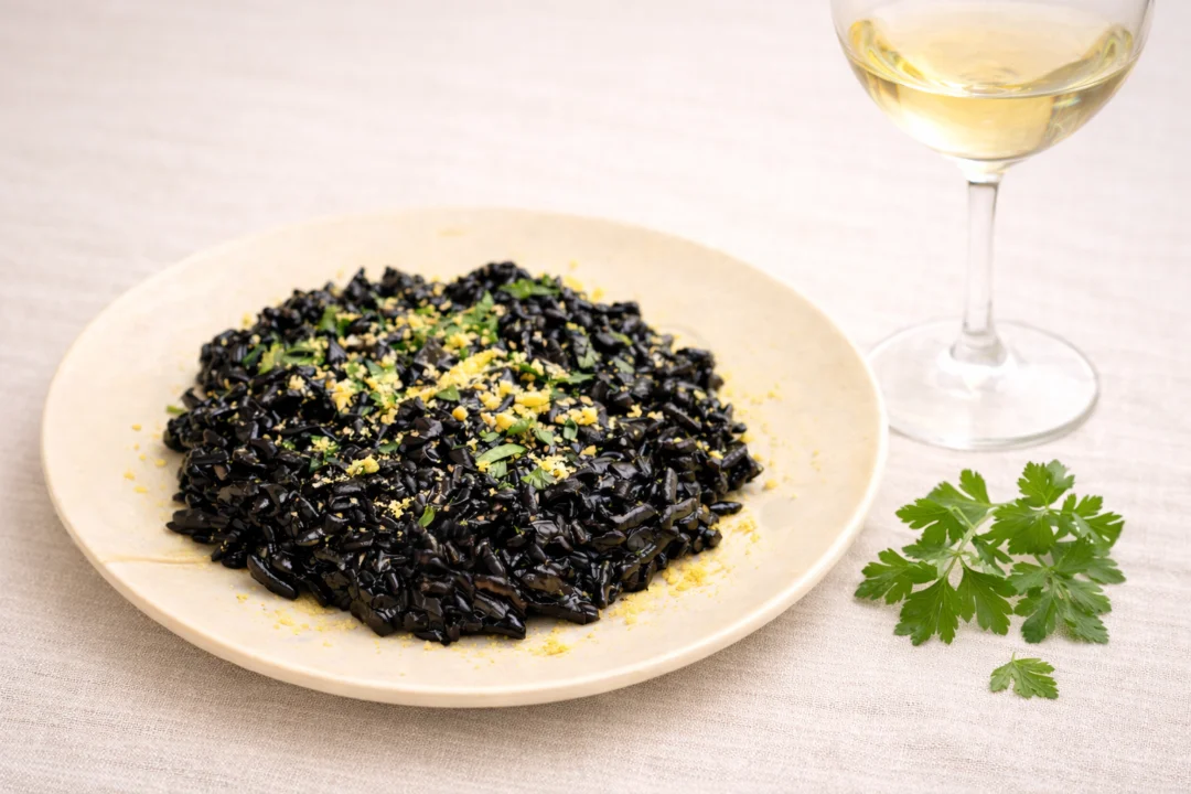 Risotto a la tinta de sepia