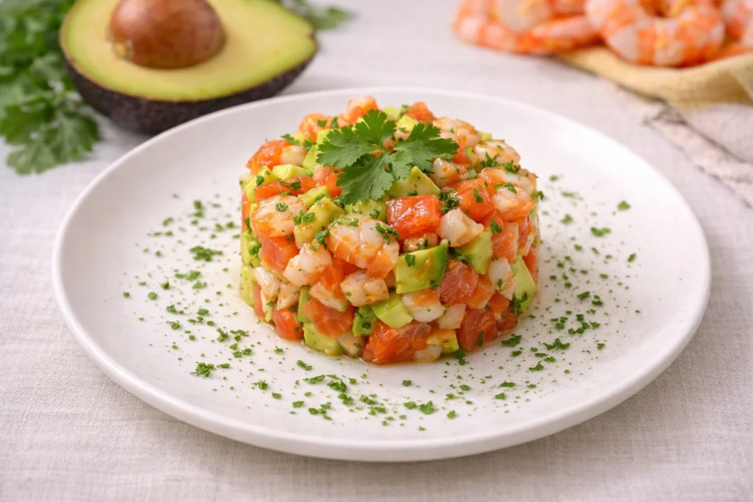 Tartar de aguacate a la marinera